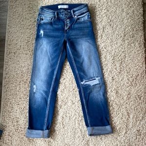 KanCan boyfriend fit jeans.